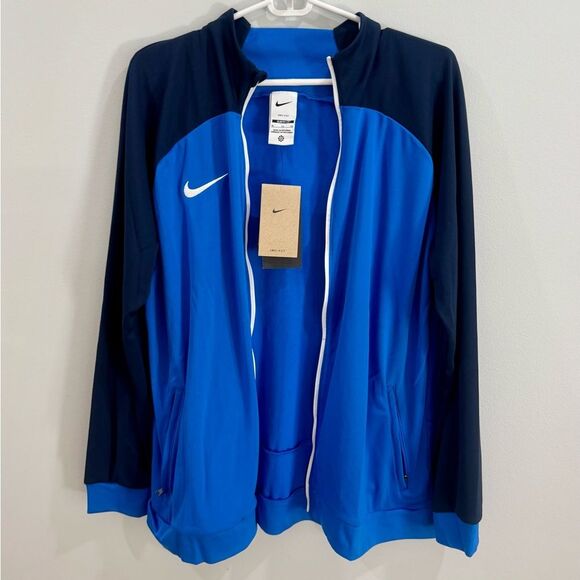 Nike woman’s blue navy Dri-FIT Academy Pro full zip up jacket size XL NWT - Picture 6 of 11
